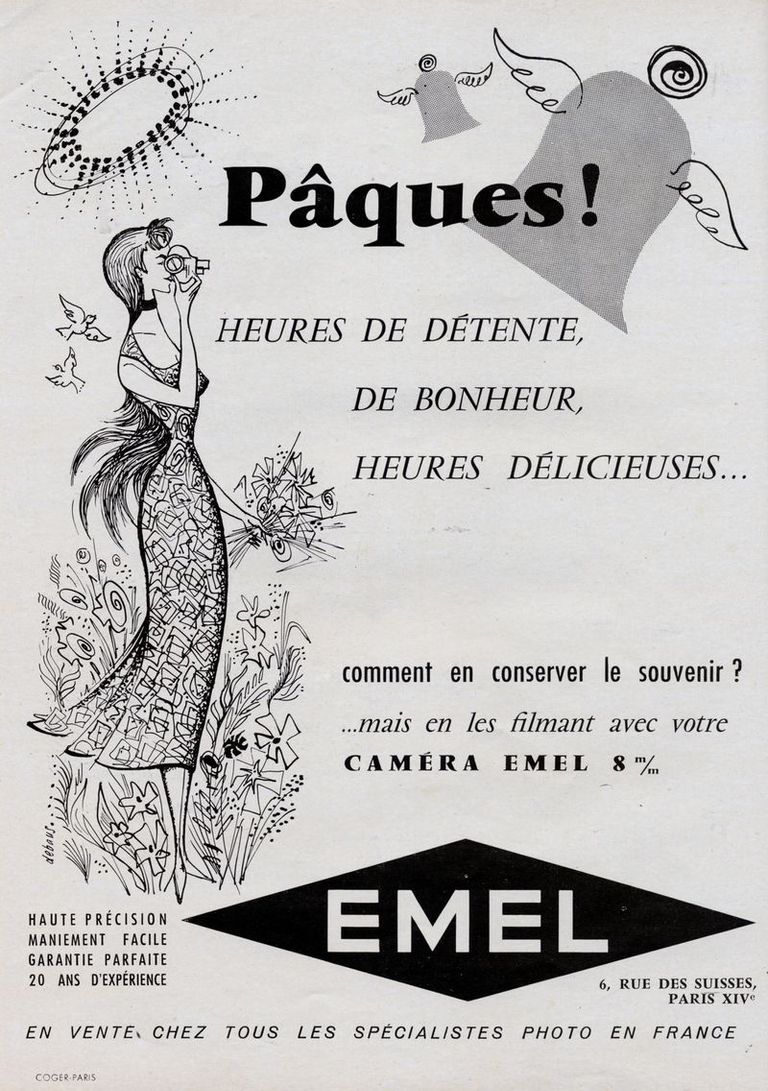 Emel - caméras 8 mm - 1956