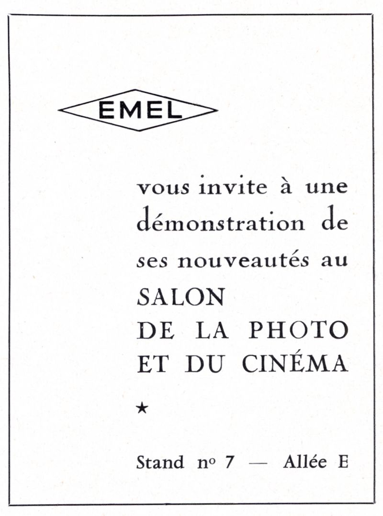 Emel - Salon Photo - 1960