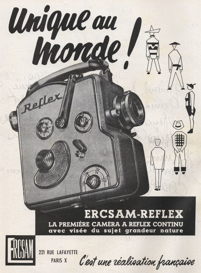 ERCSAM - caméra Camex Reflex - 1957