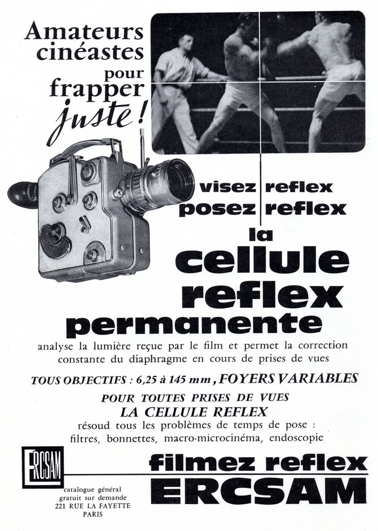 ERCSAM - caméra Camex Reflex Zoom - 1960