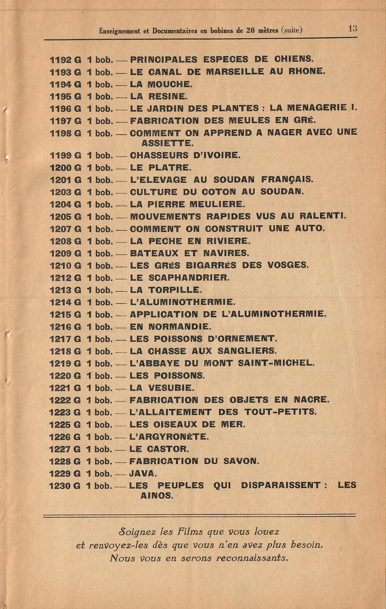 Catalogue 1936