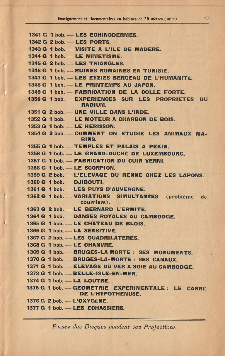 Catalogue 1936