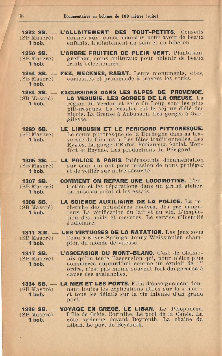 Catalogue 1936