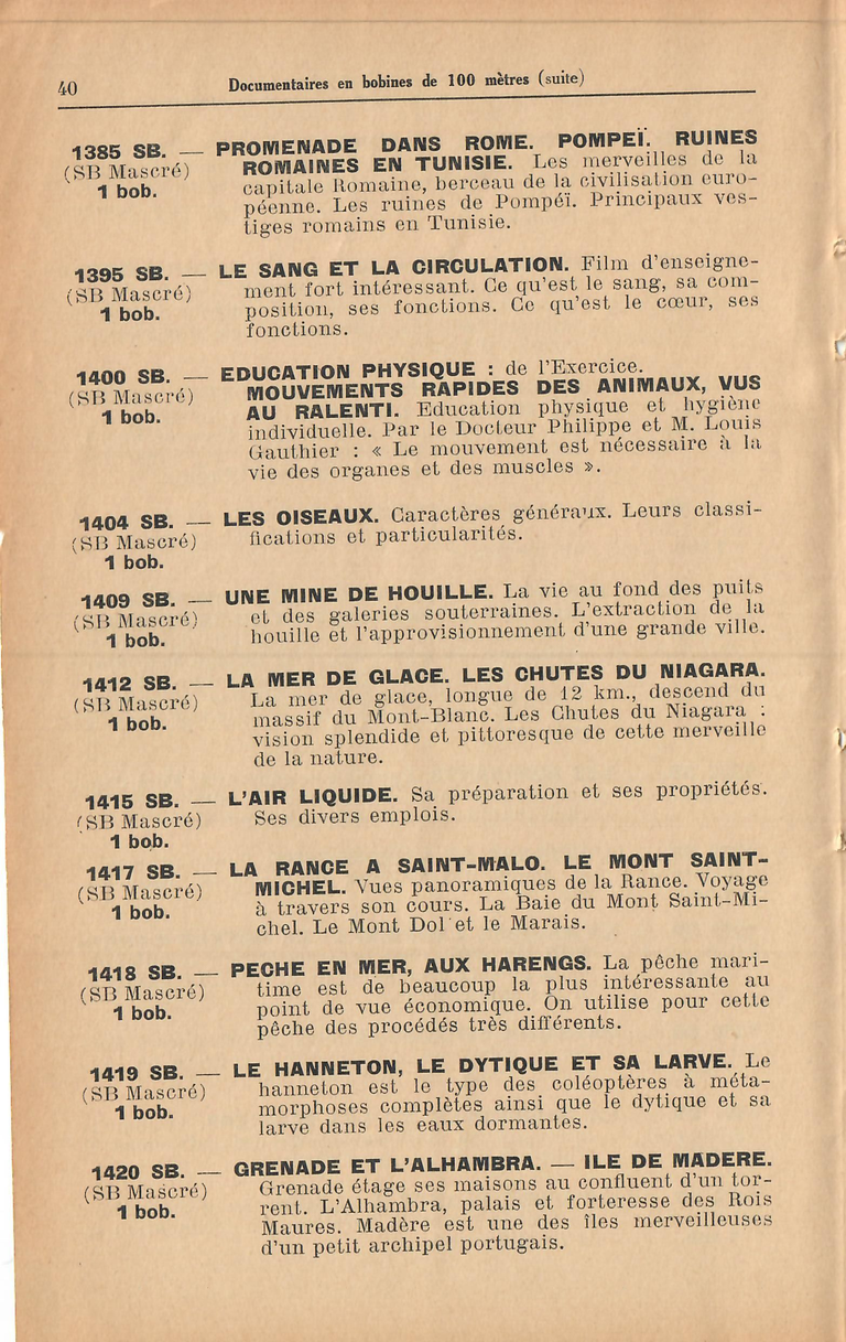 Catalogue 1936