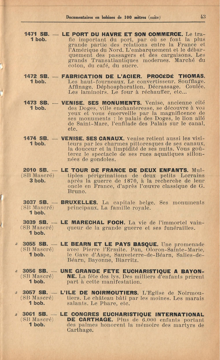 Catalogue 1936