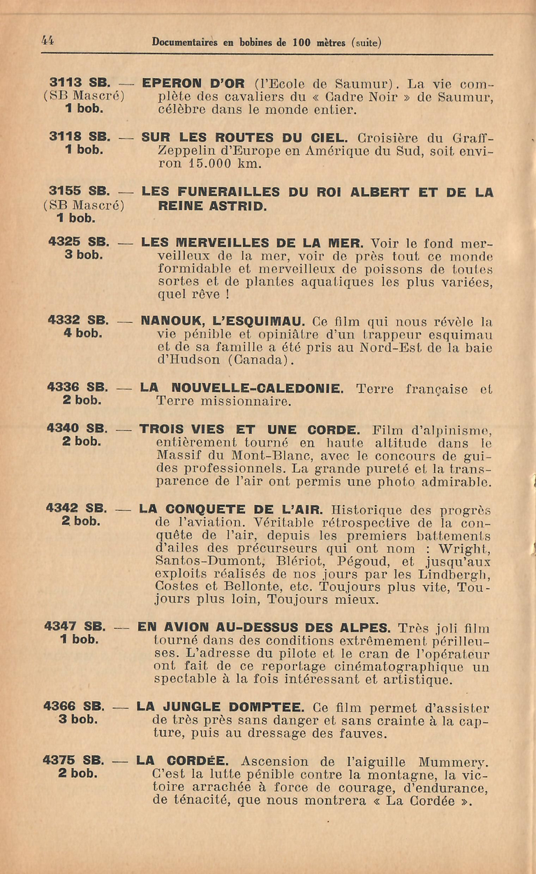 Catalogue 1936