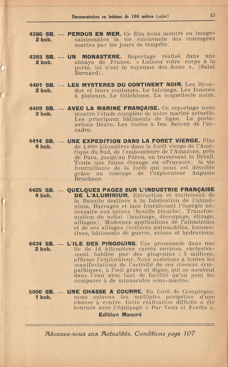 Catalogue 1936