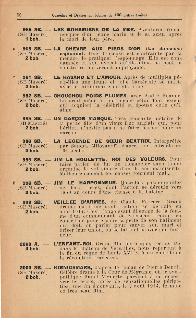 Catalogue 1936