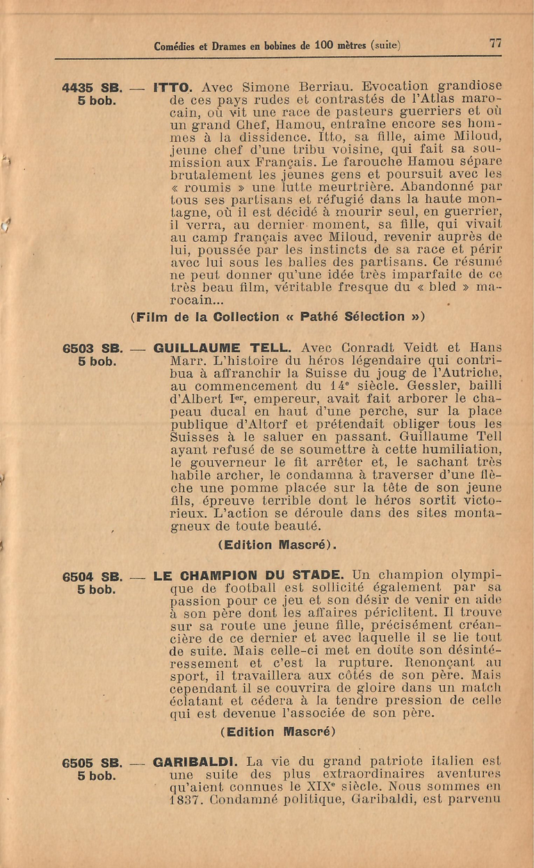 Catalogue 1936