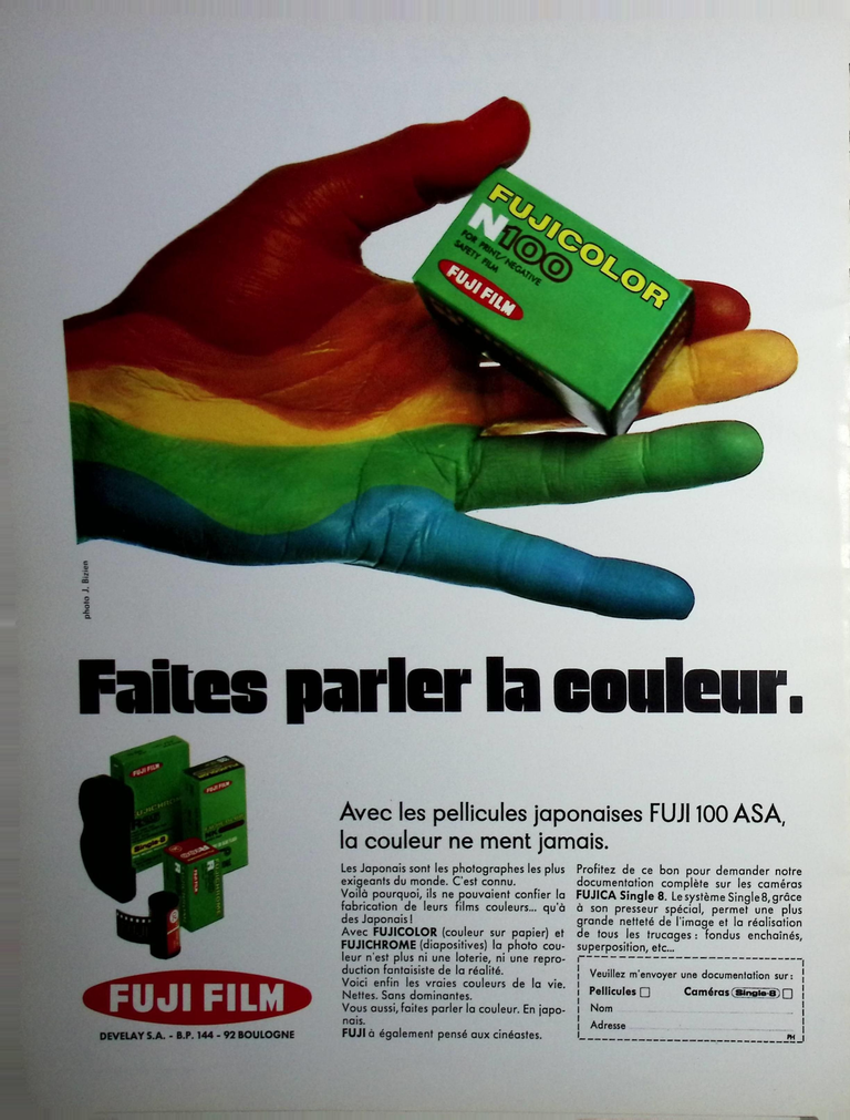 Fuji pellicule 100 ASA - Photo - juin 1971