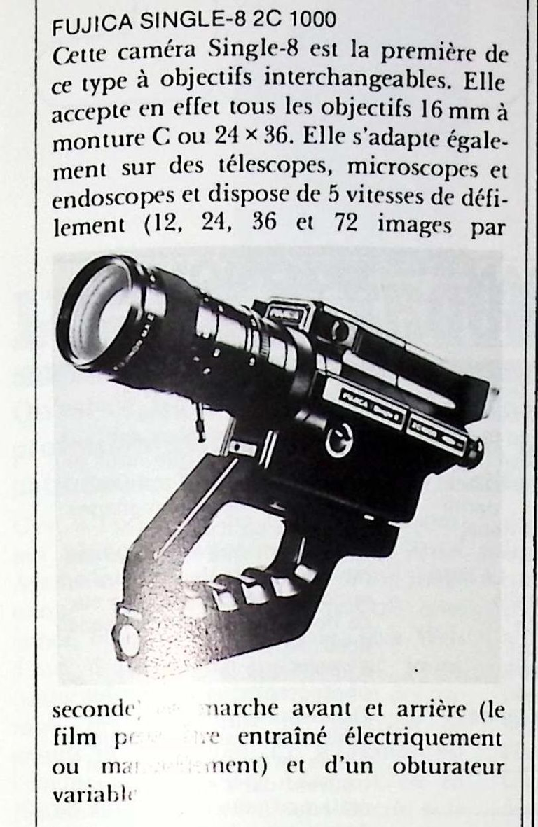 Fuji caméra 2C 1000 - Photo - février 1975