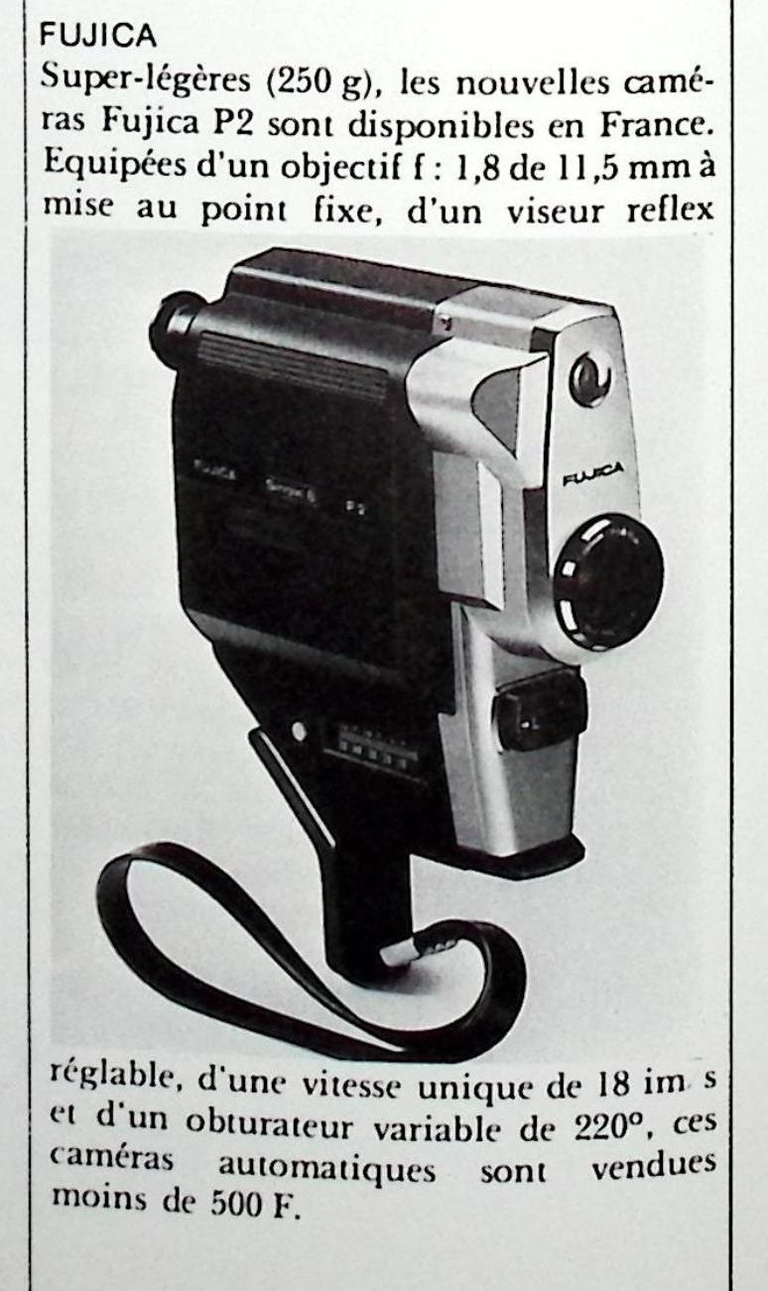 Fuji caméra P2 - Photo - juillet 1976