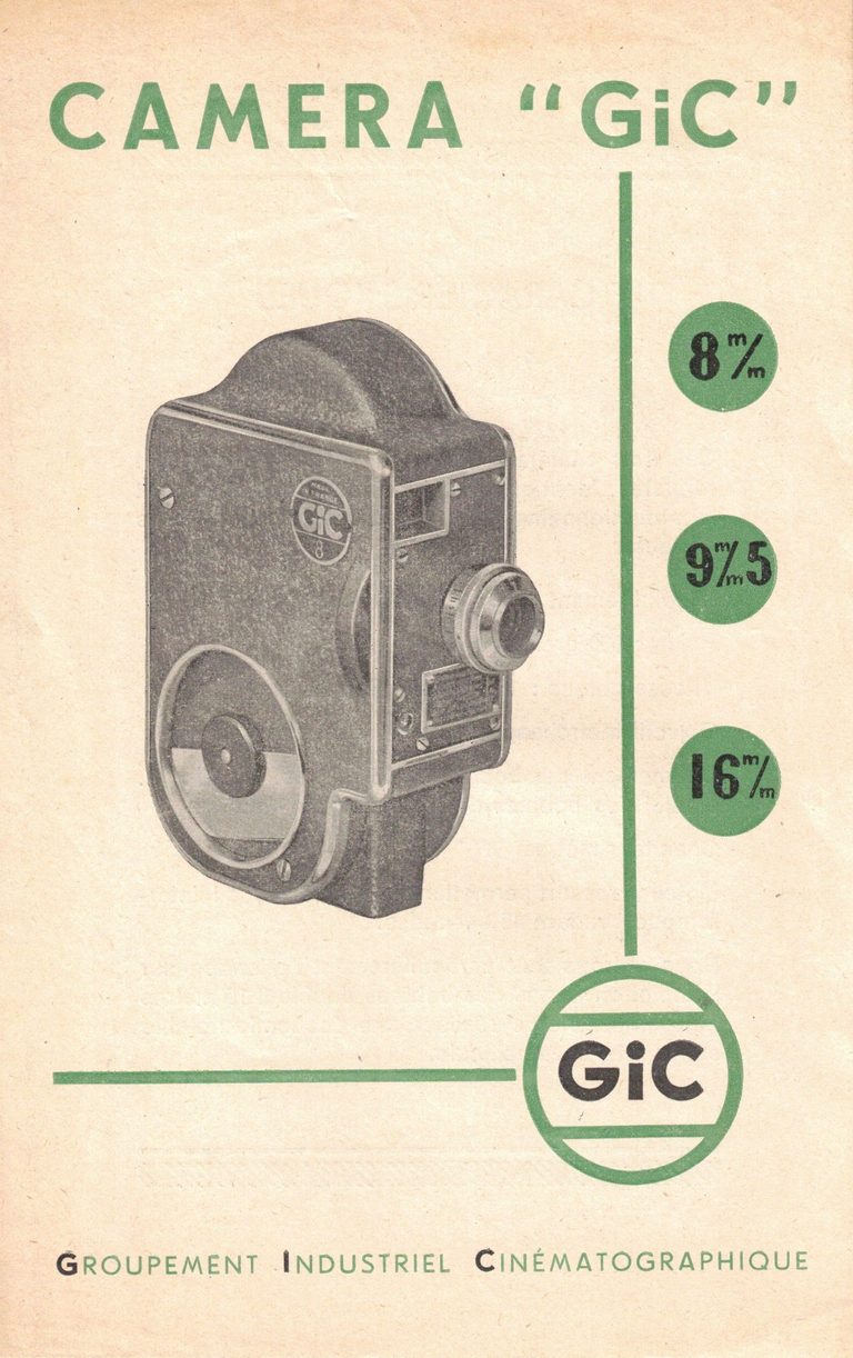 GIC - Caméra GIC - recto