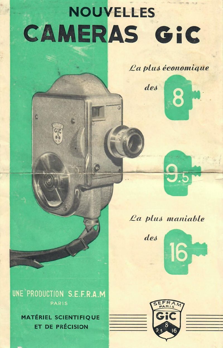 Document les caméras GIC - 1956 - recto