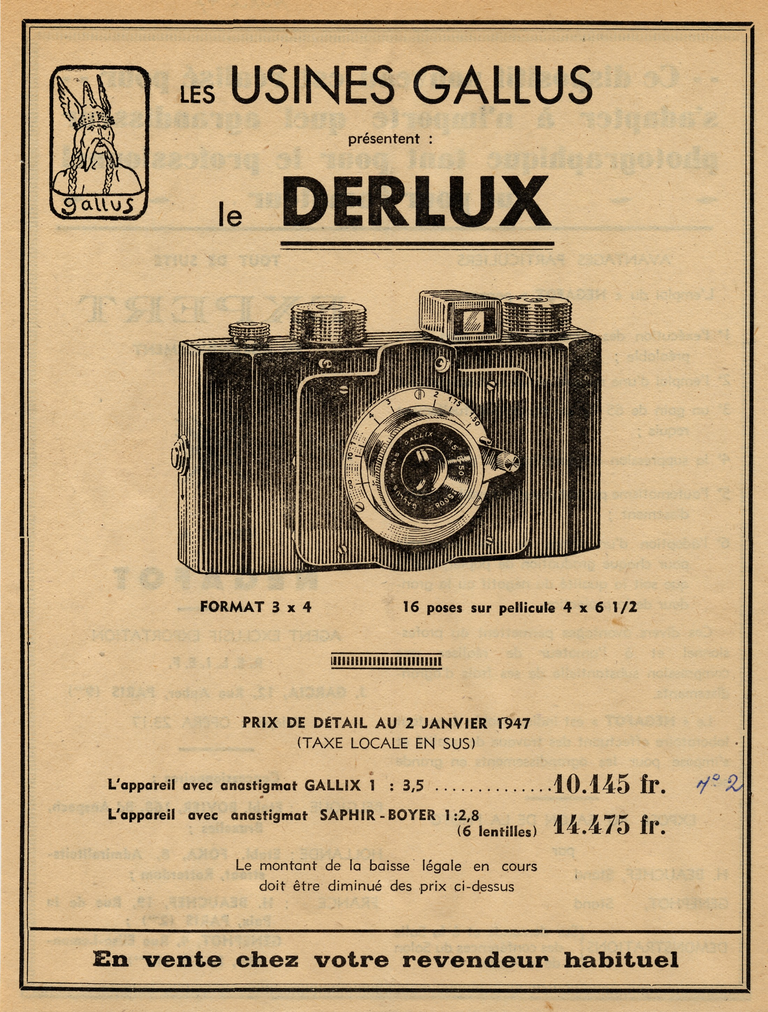 Gallus Derlux - 1947