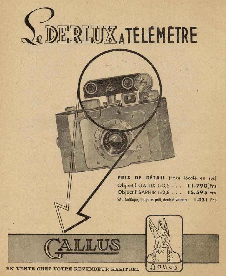 Gallus Derlux à télémètre - 1947