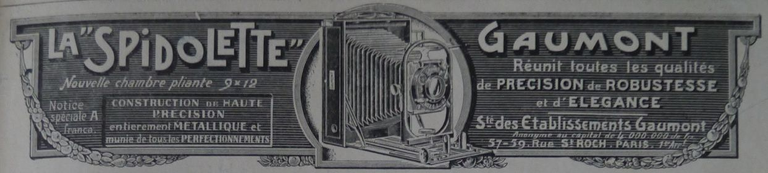 Gaumont Spidolette - 7 mars 1914