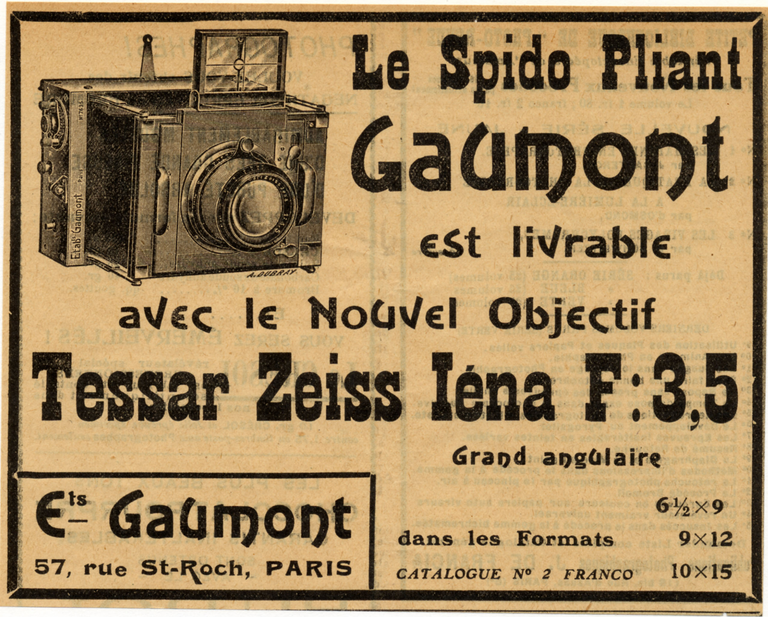 Gaumont Spido pliant