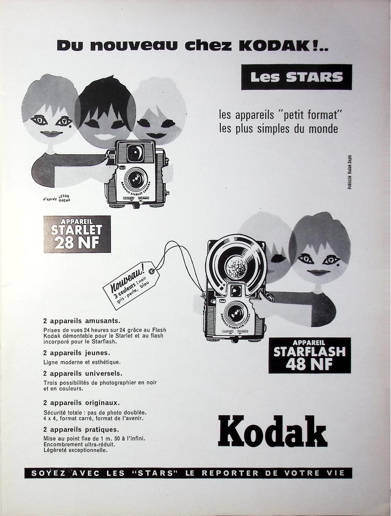 Kodak-Pathé - Appareils Starlet, Starflash - mai juin 1960 - Caméra huit n°16