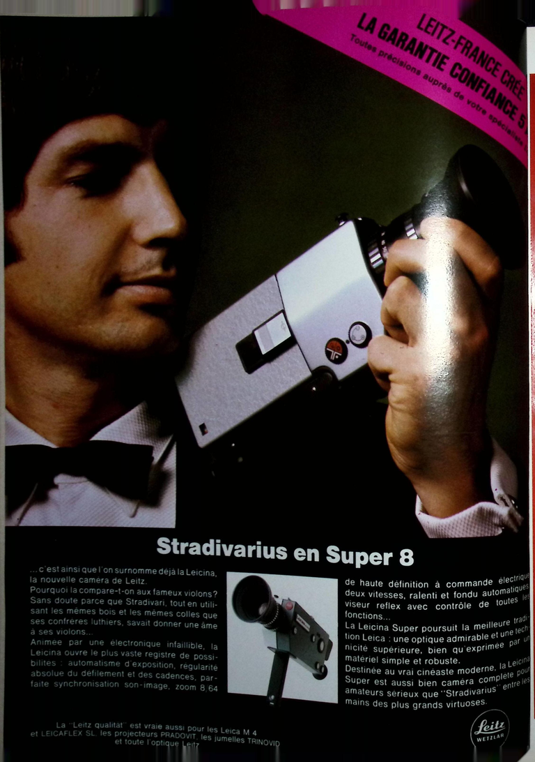 Leitz caméra Leicina - Photo - août 1970