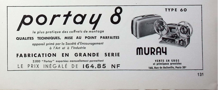 Muray - Visionneuses Portay 8 - mai juin 1960 - Caméra huit n°16