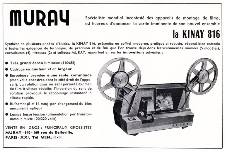 Muray - Visionneuse Kinay 816 - 1960
