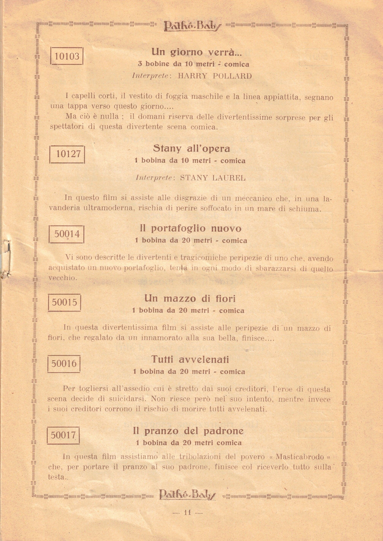 1926 - Bollettino della Societa Italiana Pathé-Baby - pages 22-23