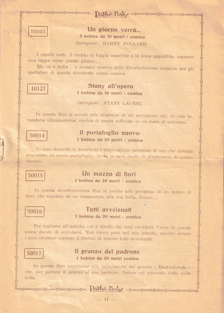 1926 - Bollettino della Societa Italiana Pathé-Baby - pages 26-27