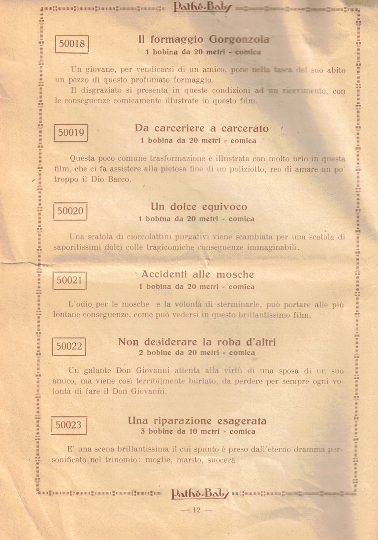 1926 - Bollettino della Societa Italiana Pathé-Baby - pages 28-29