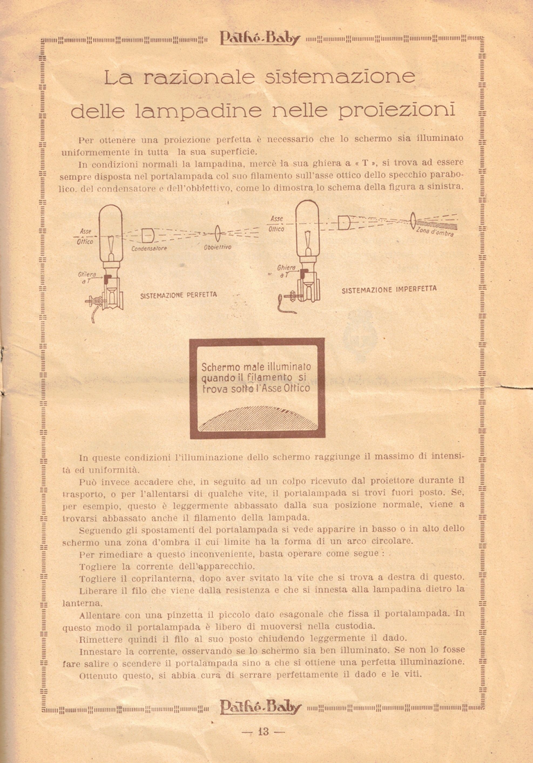 1926 - Bollettino della Societa Italiana Pathé-Baby - pages 30-31