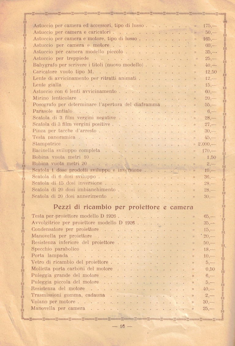 1926 - Bollettino della Societa Italiana Pathé-Baby - pages 36-37
