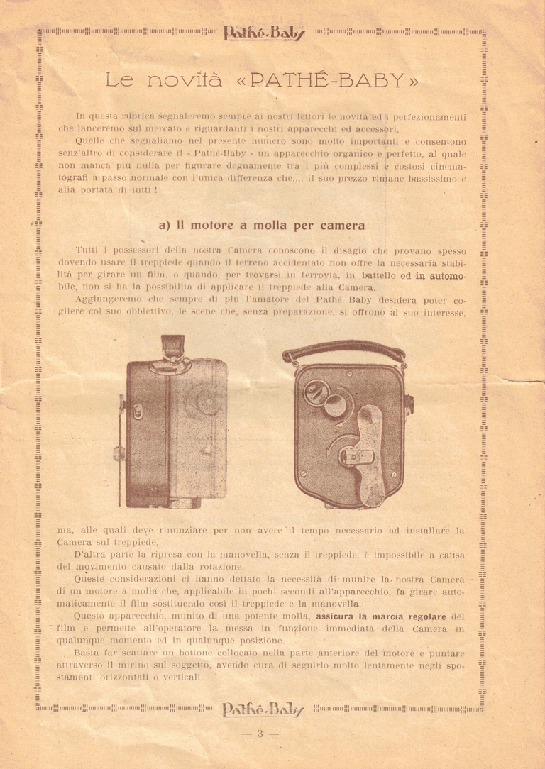 1926 - Bollettino della Societa Italiana Pathé-Baby - pages 6-7