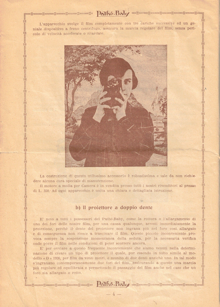 1926 - Bollettino della Societa Italiana Pathé-Baby - pages 8-9