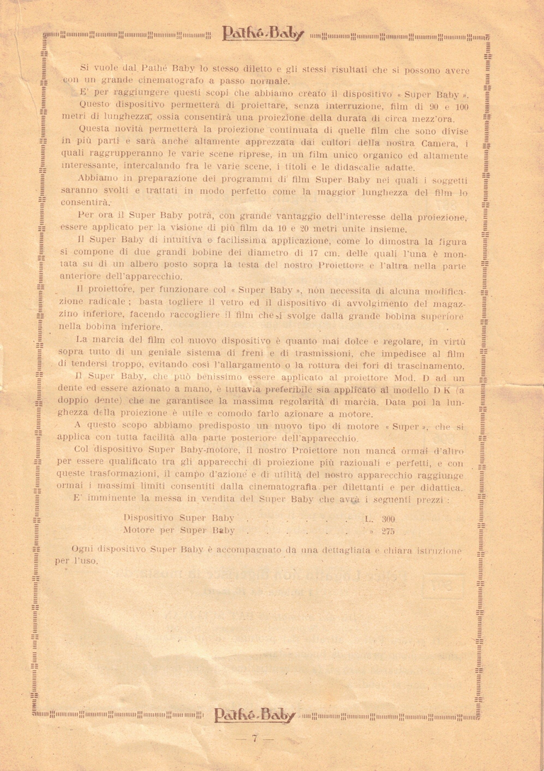 1926 - Bollettino della Societa Italiana Pathé-Baby - pages 14-15