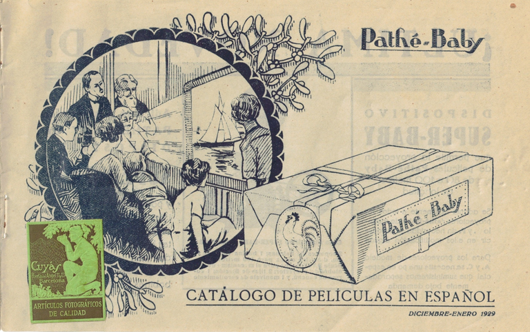 1929 - Pathé-Baby Catalogo de pelliculas en español - couverture 1