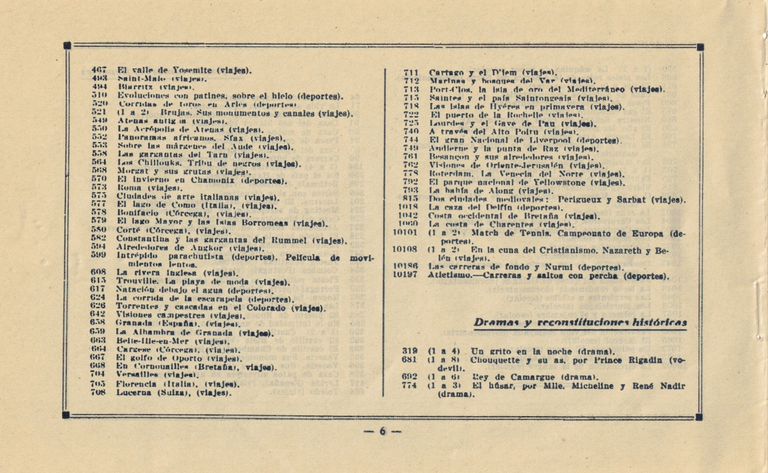 1929 - Pathé-Baby Catalogo de pelliculas en español - page 6