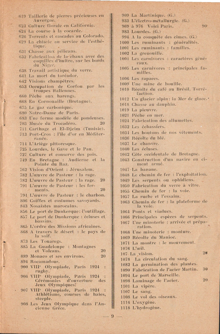 A. Machabert - Service Pathé-Baby - Liste des films en location - novembre 1931