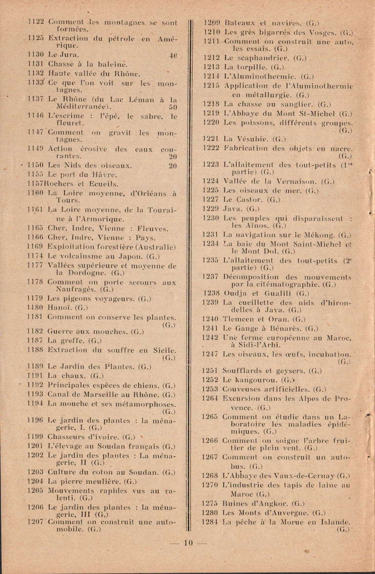 A. Machabert - Service Pathé-Baby - Liste des films en location - novembre 1931