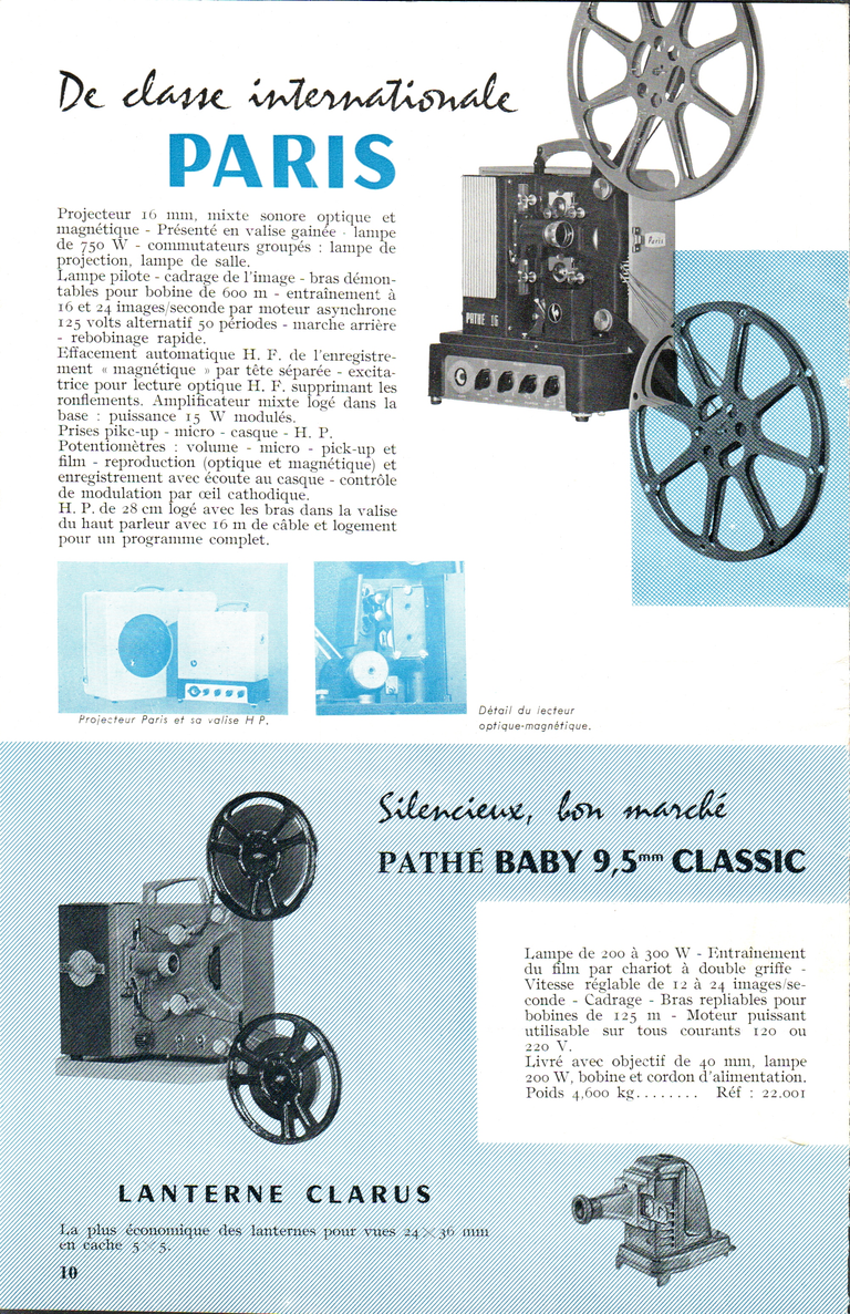 S.C.I Pathé - Catalogue 1955 - 7