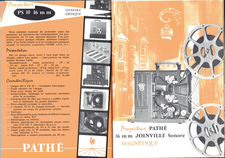 1956 - Catalogue général - Joinville 16 mm sonore magnétique