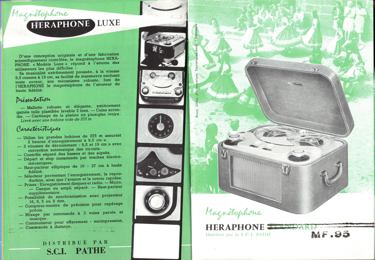 1956 - Catalogue général - Héraphone MF 95
