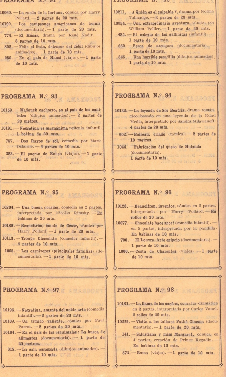 1929 (?) - Alquiler de pelliculas Pathé-Baby de 10, 20 y 100 metros - page 3