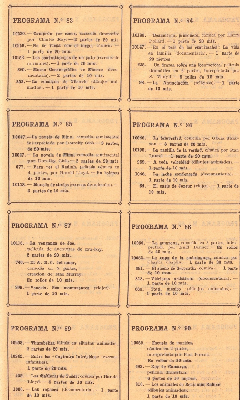 1929 (?) - Alquiler de pelliculas Pathé-Baby de 10, 20 y 100 metros - page 6
