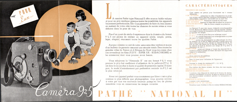 Caméra National II Dépliant