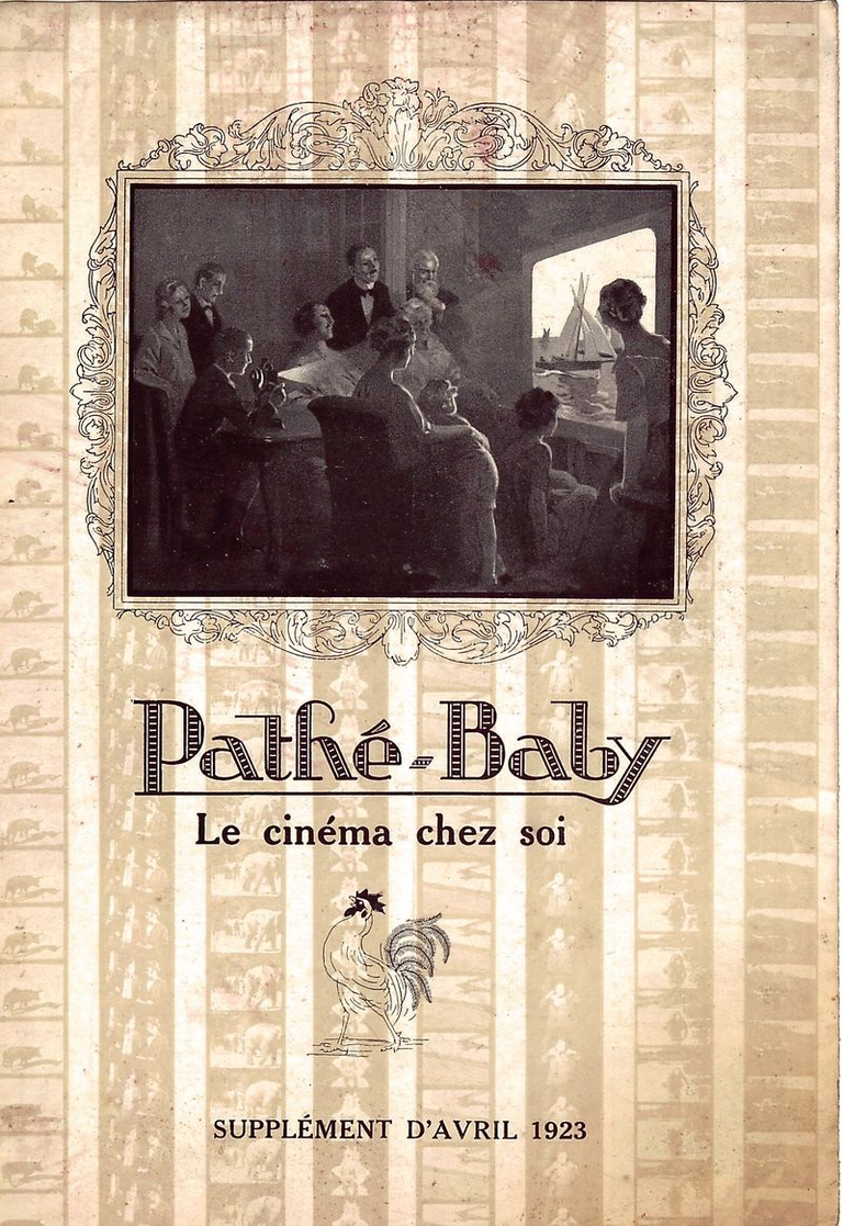 Filmathèque Pathé-Baby - avril 1923 - 6 pages
