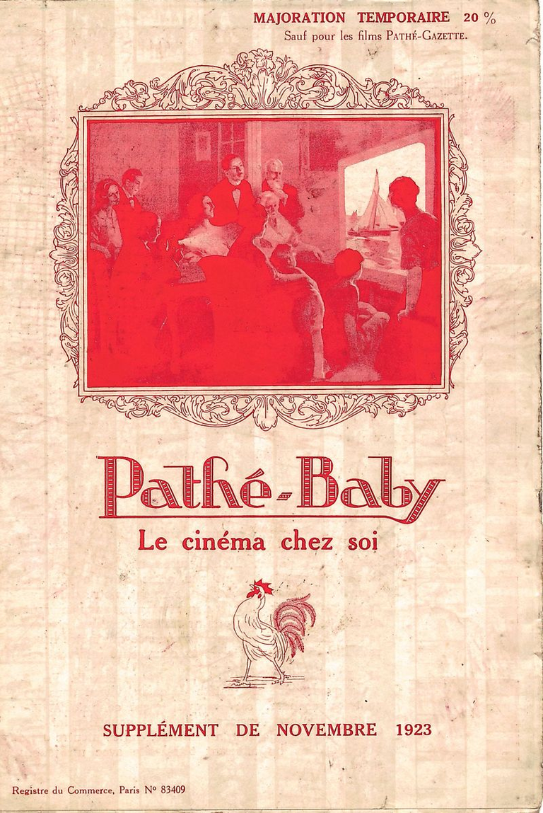 Filmathèque Pathé-Baby - novembre 1923 - 6 pages