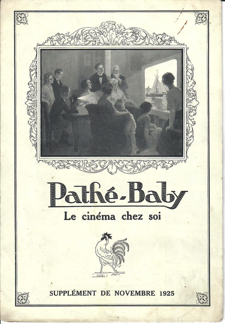 Filmathèque Pathé-Baby - novembre 1925 - 6 pages