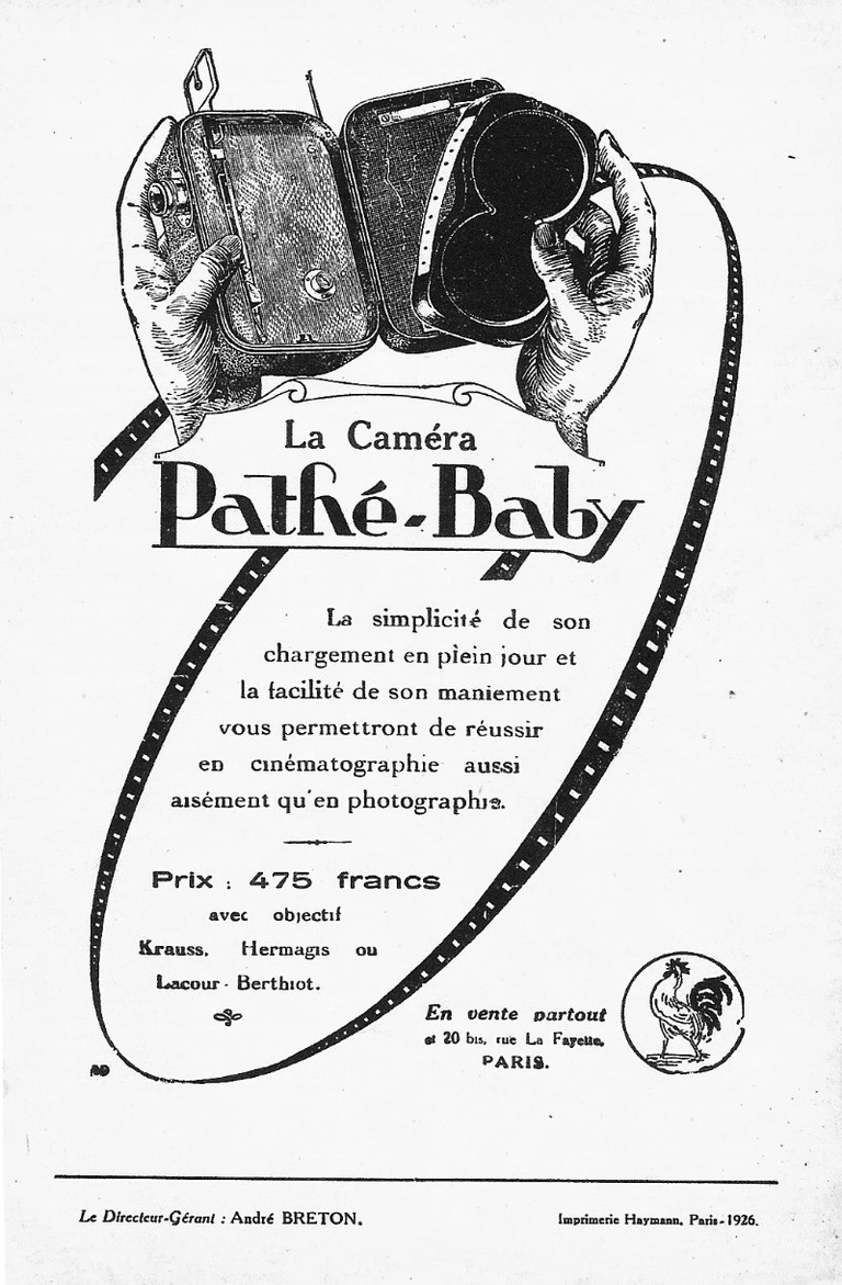 La caméra Pathé-Baby - juin-juillet 1926 - Le Cinéma Chez Soi