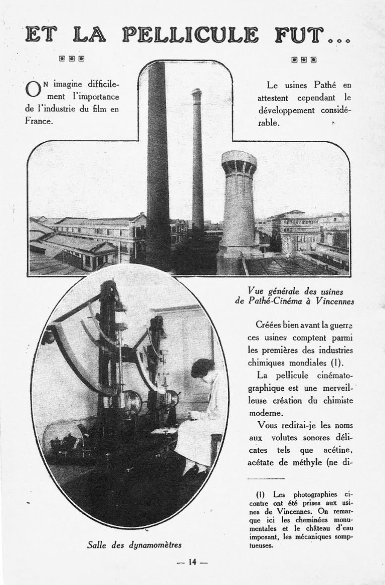 Et la pellicule fut  - août-septembre 1927 - Le Cinéma Chez Soi - page 1