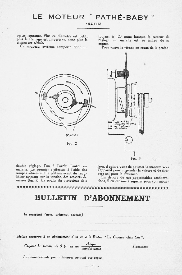 Le moteur Pathé-Baby  - janvier 1928 - Le Cinéma Chez Soi - page 2